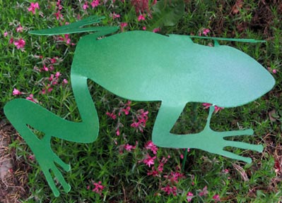 Frog Garden Stake