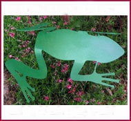Frog Garden Stake